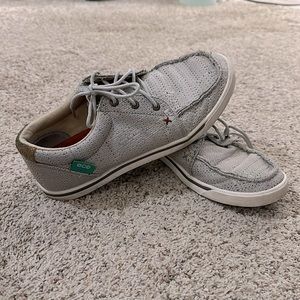 Twisted X Gray, Silver women’s shoes size 7.5